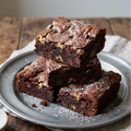 Chocolate Brownies (Veg - Contains Eggs, Dairy, Nuts)