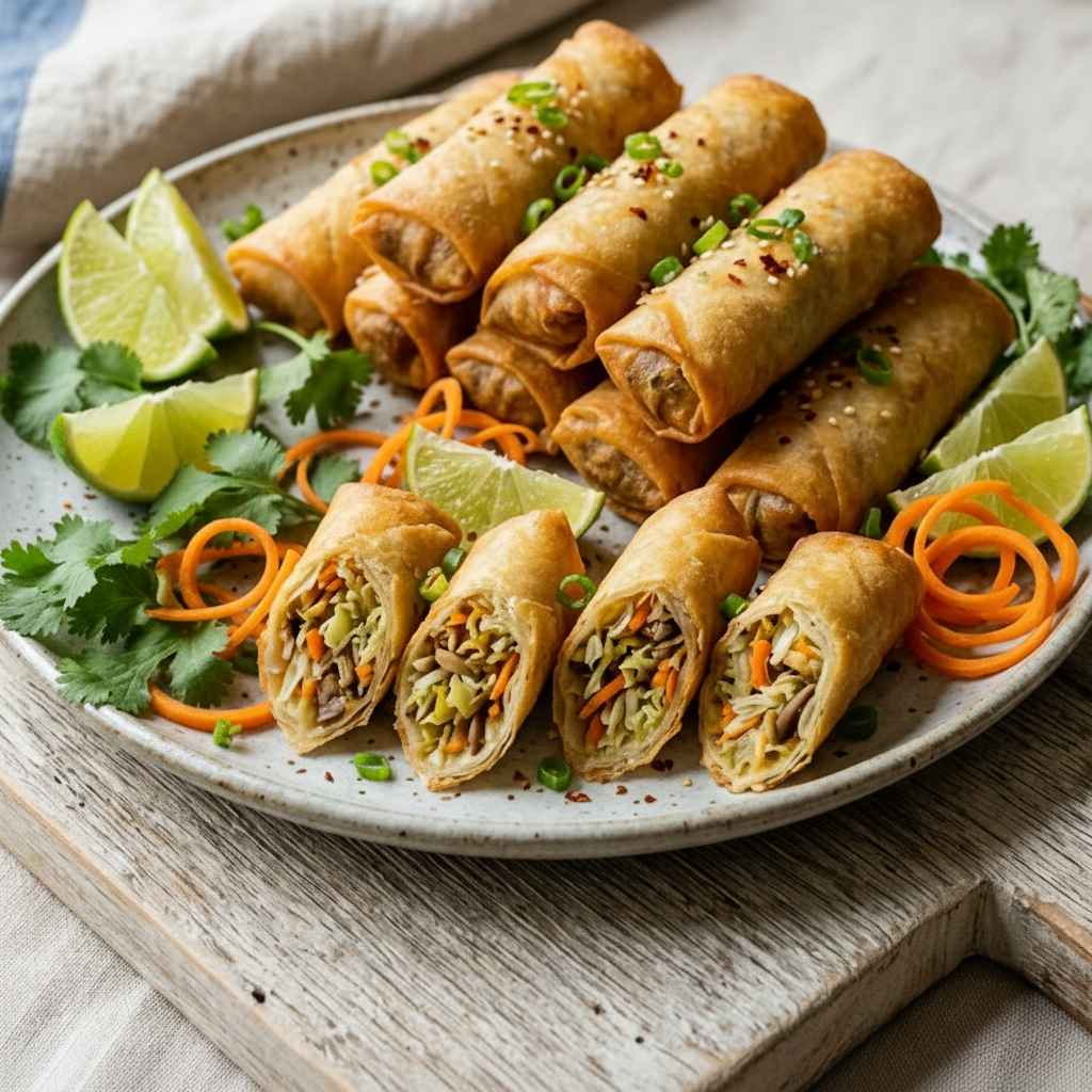 Vegetarian Spring Rolls (Veg)