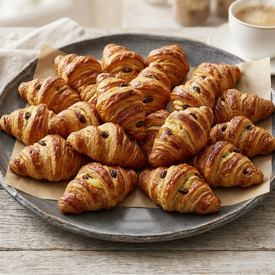 Mini Heritage Croissant (Veg - Contains Eggs, Dairy)