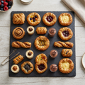 Assorted Danish Pastries (Veg - Contains Eggs, Dairy, Nuts)