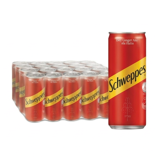 Schweppes Tonic Water – 320ml (24 Cans/Carton)