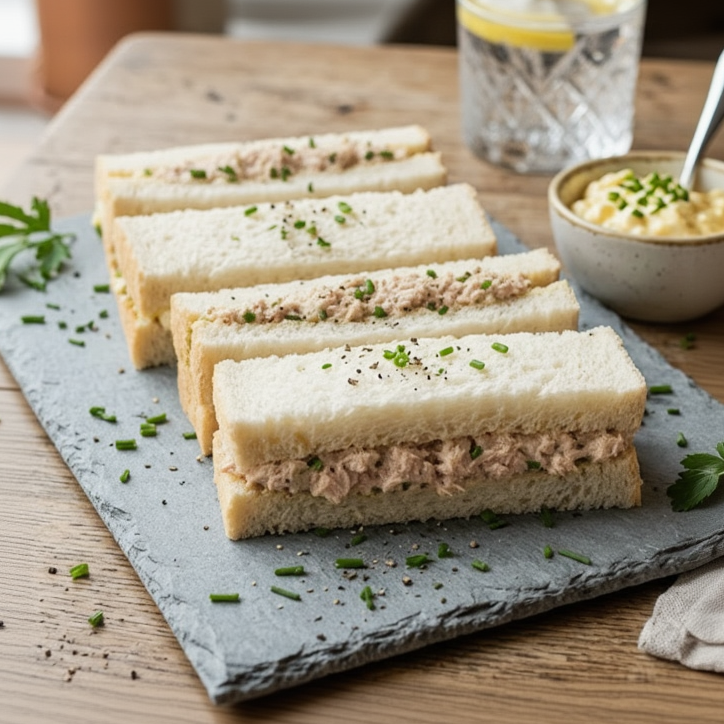 Tuna Mayo Finger Sandwiches