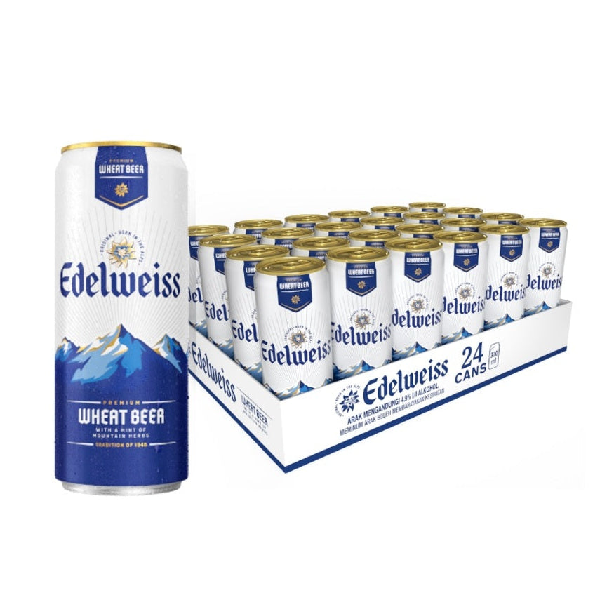 Edelweiss Beer – 330ml (24 Cans/Carton)