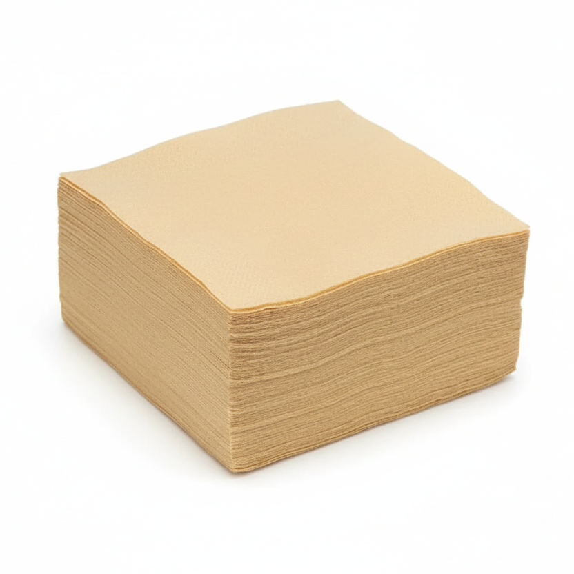 Bamboo Serviettes (1 Pack of 100 Sheets)