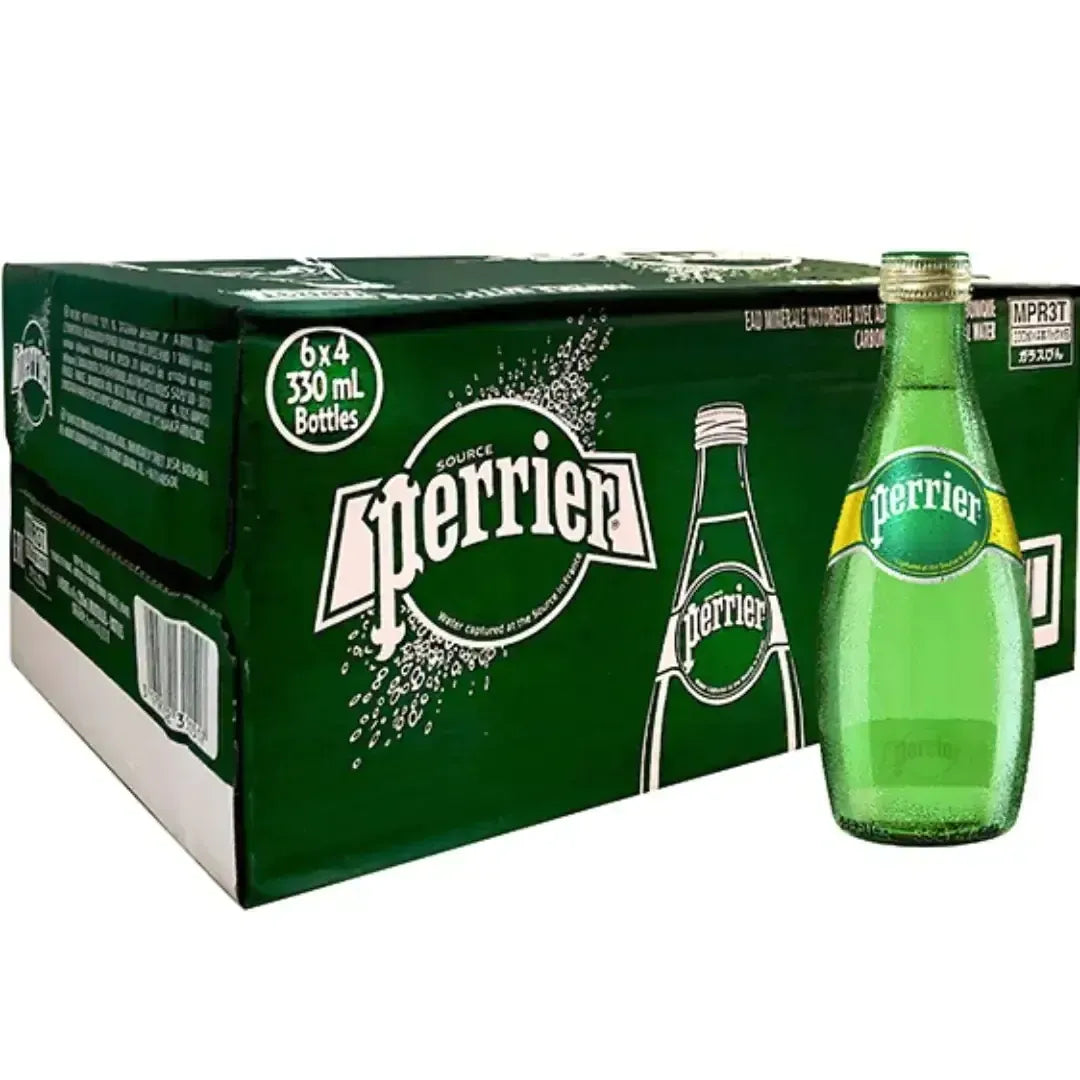 Perrier Sparkling Water – 330ml (24 Bottles/Carton)