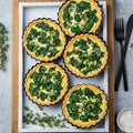 Spinach Quiche (Veg)