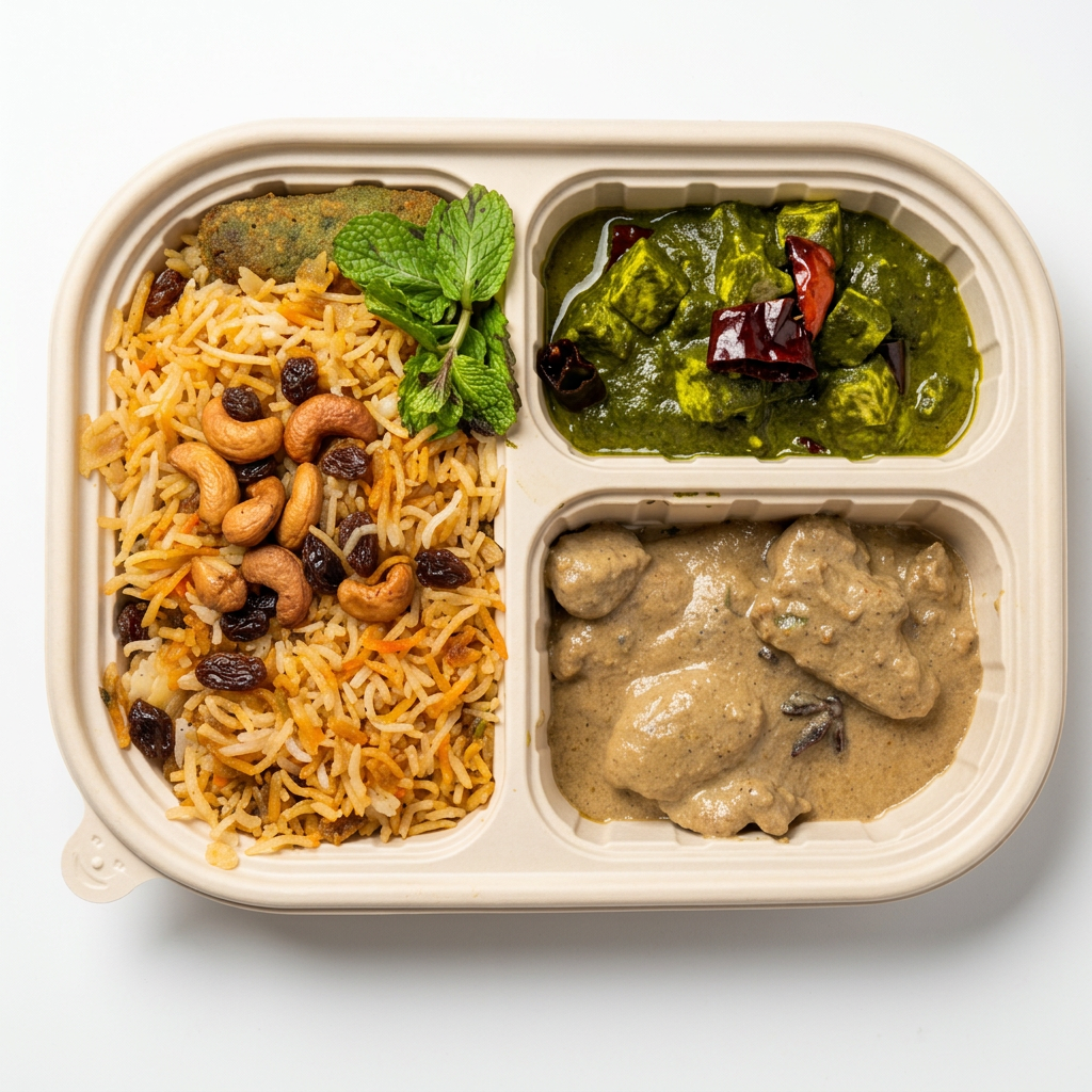 Indian Vegetarian Bento Set